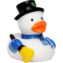 Quietscheente Schnabels® Quietsche-Ente Schneemann in weiß Quietscheente Schnabels® Quietsche-Ente Schneemann in weiß
