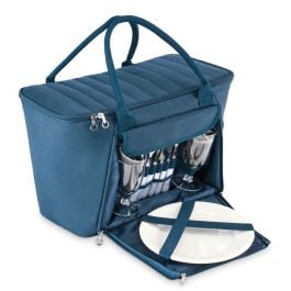 Picknick-Kühltasche RPET in blau Picknick-Kühltasche RPET in blau