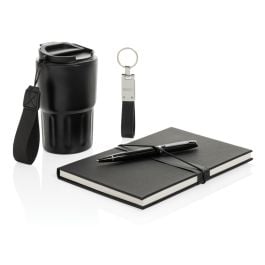Swiss Peak RCS Deluxe Business-Set mit Becher - schwarz Swiss Peak RCS Deluxe Business-Set mit Becher - schwarz
