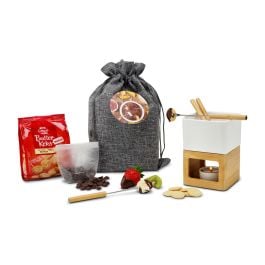 Geschenkset / Präsenteset: Schokofondue im Beutel Geschenkset / Präsenteset: Schokofondue im Beutel