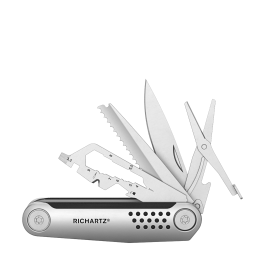RICHARTZ® STRUKTURA knife 15+ - silber/ schwarz RICHARTZ® STRUKTURA knife 15+ - silber/ schwarz