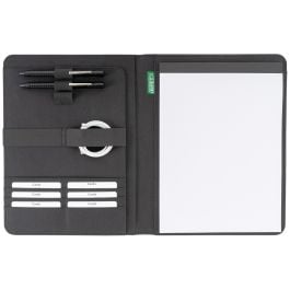 Schreibmappe A4 in schwarz, Recycling PET Schreibmappe A4 in schwarz, Recycling PET