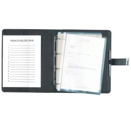 Dokumentenmappe A4 in schwarz, Lederähnliches Corello Material Dokumentenmappe A4 in schwarz, Lederähnliches Corello Material