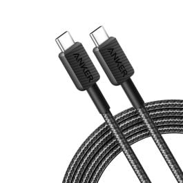 Anker USB-C to USB-C Kabel - 1.8 Meter, 60W in grau/ schwarz Anker USB-C to USB-C Kabel - 1.8 Meter, 60W in grau/ schwarz
