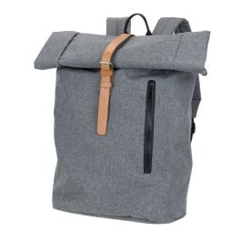 Kurier-Rucksack - grau, Polyester Kurier-Rucksack - grau, Polyester