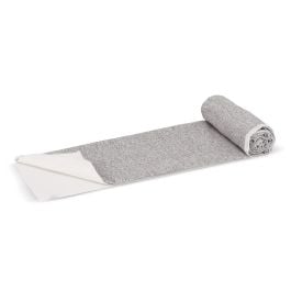 Schnelltrocknendes Handtuch R-PET 100 x 180 cm Sublimation in weiss / grau Schnelltrocknendes Handtuch R-PET 100 x 180 cm Sublimation in weiss / grau