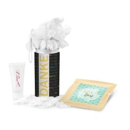 Geschenkset / Präsenteset: SPA Dose - Etikett Danke Geschenkset / Präsenteset: SPA Dose - Etikett Danke
