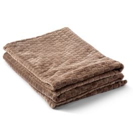 Kosta Linnewafveri Fleece Plaid Jaquard 130x170 cm Kosta Linnewafveri Fleece Plaid Jaquard 130x170 cm