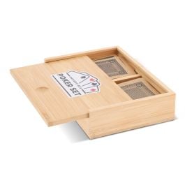 Pokerset in Bambus-Geschenkbox in holz Pokerset in Bambus-Geschenkbox in holz