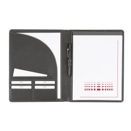 Schreibmappe A4 in schwarz, Copana-Rindnappaleder Schreibmappe A4 in schwarz, Copana-Rindnappaleder