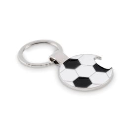 Schlüsselring Fußball - weiß/schwarz Schlüsselring Fußball - weiß/schwarz