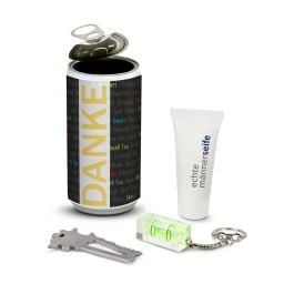 Geschenkset / Präsenteset: Männer-Geheimnis - Etikett Danke Geschenkset / Präsenteset: Männer-Geheimnis - Etikett Danke