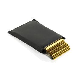 Solra-Rettungsdecke in RCS-Tasche aus recyceltem RPET - schwarz Solra-Rettungsdecke in RCS-Tasche aus recyceltem RPET - schwarz