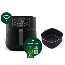 HD9285|Philips Airfryer XXL Connected + Backform in schwarz HD9285|Philips Airfryer XXL Connected + Backform in schwarz
