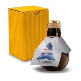 Origineller Sekt Merry Christmas - Karton Gelb, 125 ml Origineller Sekt Merry Christmas - Karton Gelb, 125 ml