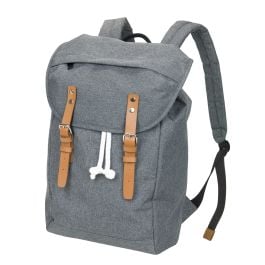 Laptop-Rucksack - grau, Polyester Laptop-Rucksack - grau, Polyester