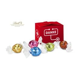 Geschenkartikel / Präsentartikel: Lindt süßes Danke, 5 Lindorkugeln für medizinische Dienste Geschenkartikel / Präsentartikel: Lindt süßes Danke, 5 Lindorkugeln für medizinische Dienste
