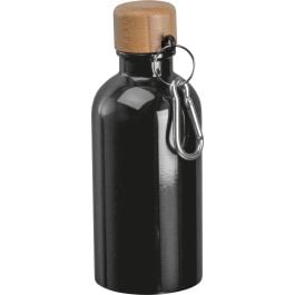Edelstahltrinkflasche mit Karabiner, 400ml MARILYN Edelstahltrinkflasche mit Karabiner, 400ml MARILYN