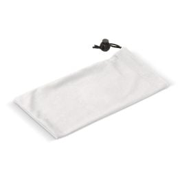 Etui z mikrofibry - biały/przezroczysty