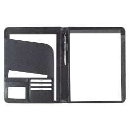Schreibmappe A4 in schwarz, Lederähnliches Felina Material Schreibmappe A4 in schwarz, Lederähnliches Felina Material