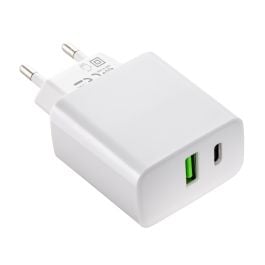 REEVES USB-C und USB Ladegerät in weiß REEVES USB-C und USB Ladegerät in weiß