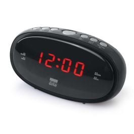 CR100 | NewOne PLL radio z zegarem - czarny