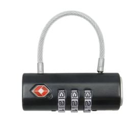 TSA-Kombinationsschloss in schwarz, Metall TSA-Kombinationsschloss in schwarz, Metall
