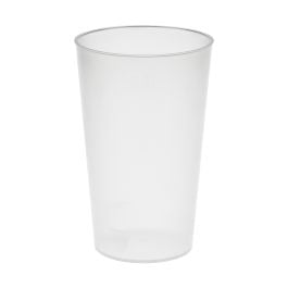 Trinkbecher 'Vital', 300 ml - transparent-milchig