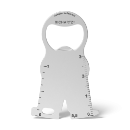 RICHARTZ® EINKAUFSWAGENLÖSER karl in silber RICHARTZ® EINKAUFSWAGENLÖSER karl in silber