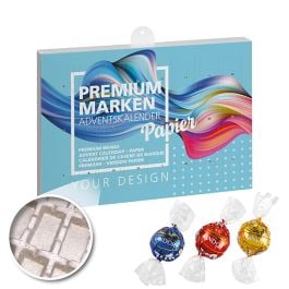 Premium Marken-Adventskalender PAPIER mit Lindor Kugeln0 Premium Marken-Adventskalender PAPIER mit Lindor Kugeln0