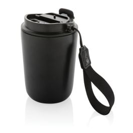 Cuppa Vakuumbecher aus RCS-Stahl mit Umhängeband Cuppa Vakuumbecher aus RCS-Stahl mit Umhängeband