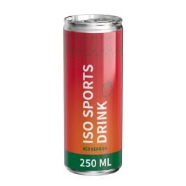 Iso Sports Drink Red Berries, Body Label Iso Sports Drink Red Berries, Body Label