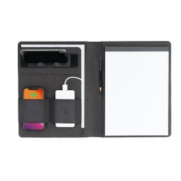 Schreibmappe A4 in schwarz, Polyester Schreibmappe A4 in schwarz, Polyester