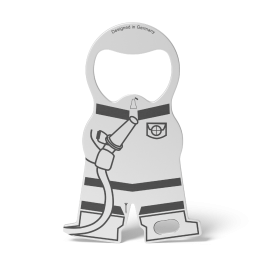 RICHARTZ® EINKAUFSWAGENLÖSER karl firefighter in silber RICHARTZ® EINKAUFSWAGENLÖSER karl firefighter in silber
