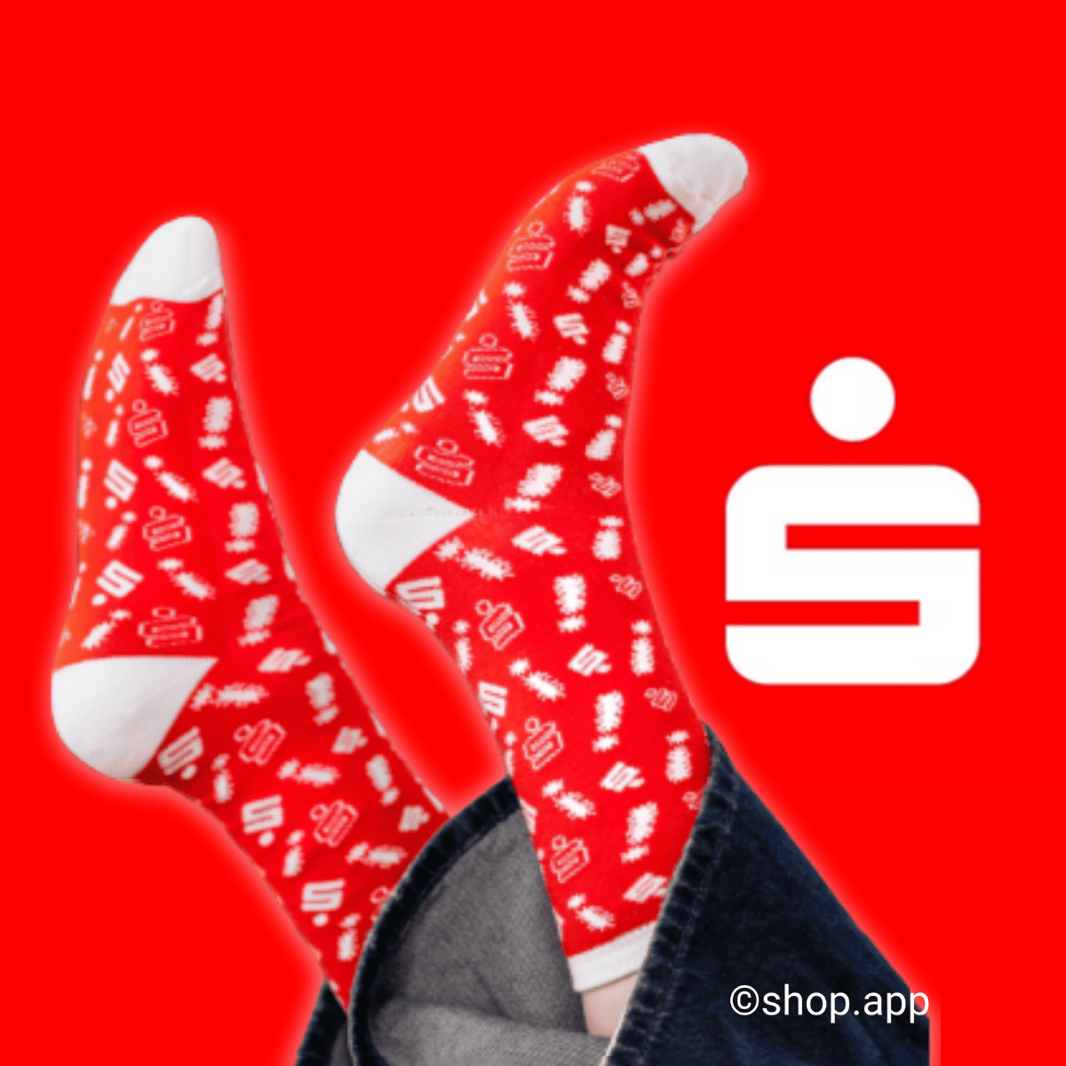 Sparkasse individuelle Socken